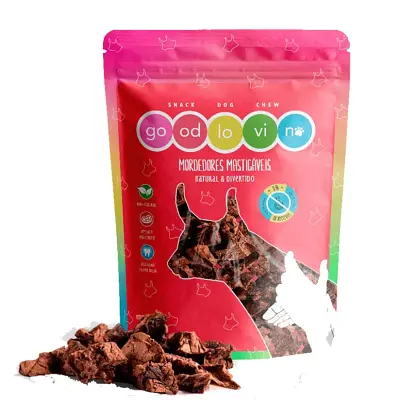Petisco Para Cães Pulmão De Boi Good Lovin 1 Unidade