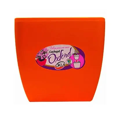 Vaso Oxford Quadrado Vermelho Okla 500ml