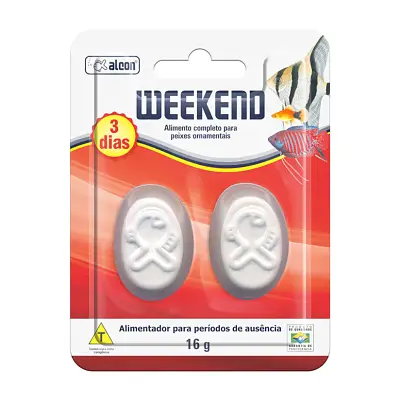 Ração Para Peixes Weekend Para 3 Dias Alcon