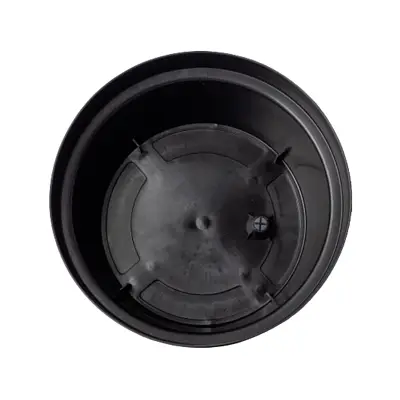 Vaso Cuia Okla Bari Preto para Jardim Tamanho 2
