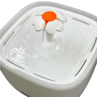 Fonte automática de Água para Pets Dogis Clear Water White 2L