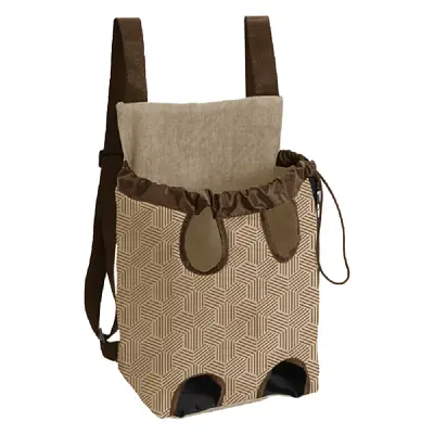 Mochila de Transporte Saks Cães e Gatos 04 Marrom