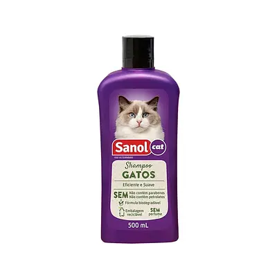 Shampoo Sanol Cat para Gatos 500ml