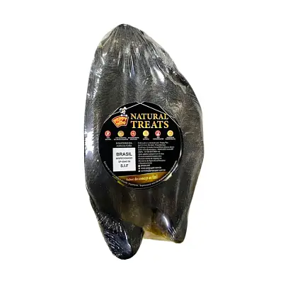 Orelha Bovina Peppy Dog Natural com Pelo