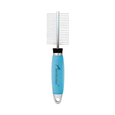 Pente Cães Germanhart Duplo Gel Azul