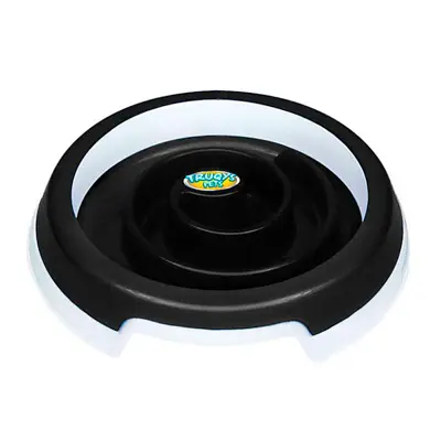 Comedouro Slow Food Preto Médio Truqys Pets