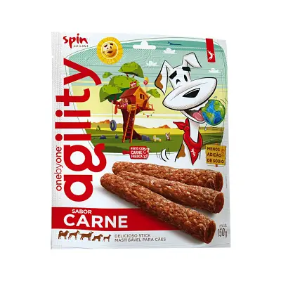 Stick Para Cães Spin Pet Beef Agility Carne 150g