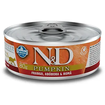 Ração Umida N&D Gatos Pumpkin Frango 80g