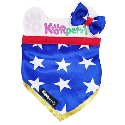 Bandana Cães e Gatos Carnaval Korpet's Mulher Maravilha GG