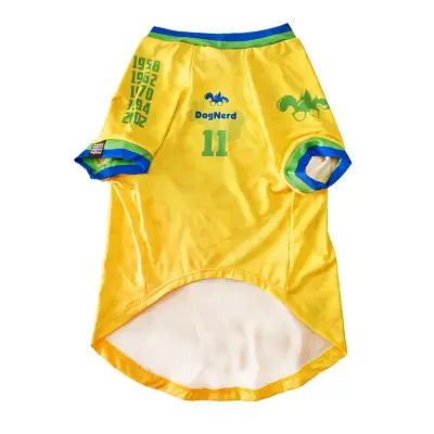 Roupinha Dognerd Brasil Amarela N6