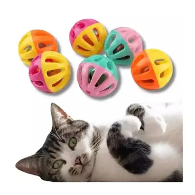 Brinquedo Kit 6 Bolas Variadas Com Guizo Napi