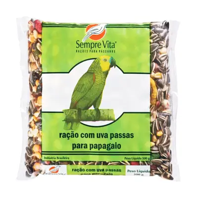 Ração Para Papagaio com Frutas Sempre Vita 500g