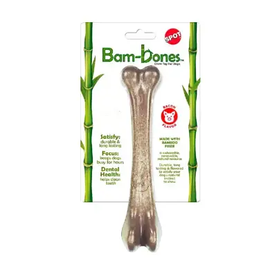 Brinquedo Cães Jambo Mordedor Osso Bamboone Frango Grande