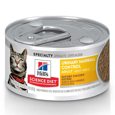 Ração Úmida Hill s Science Diet Cuidado Urinário e Bolas de Pelo para Gatos Adultos 82g
