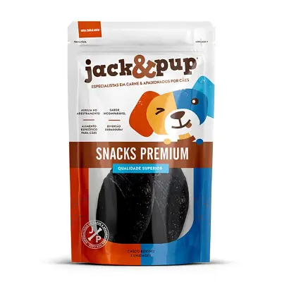 Petisco para Cães Casco Bovino Jack&Pup 2 Unidades
