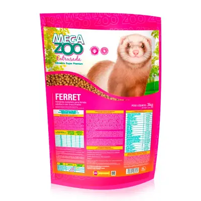 Ração Ferret Extrusada Megazoo 3kg