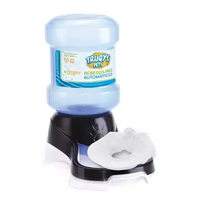 Bebedouro Automático Ice Truqys Pets para Pets Preto 2L