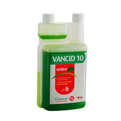 Desinfetante Bactericida Concentrado Vancid 10 Vansil 1L