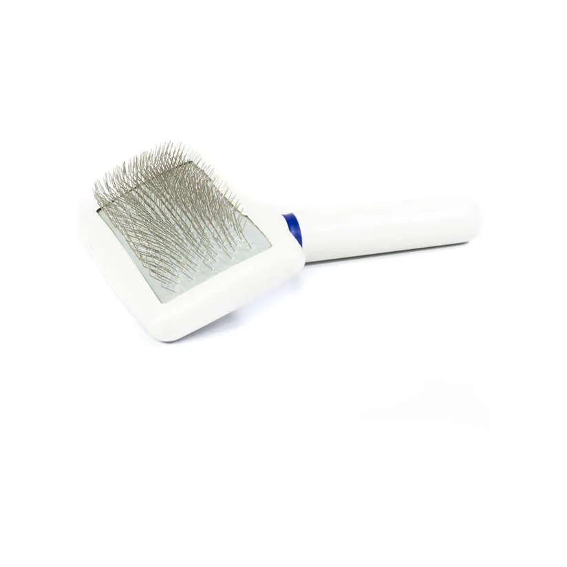 Rasqueadeira The Pets Plastica Branca Luxo Soft Tam.Pequeno