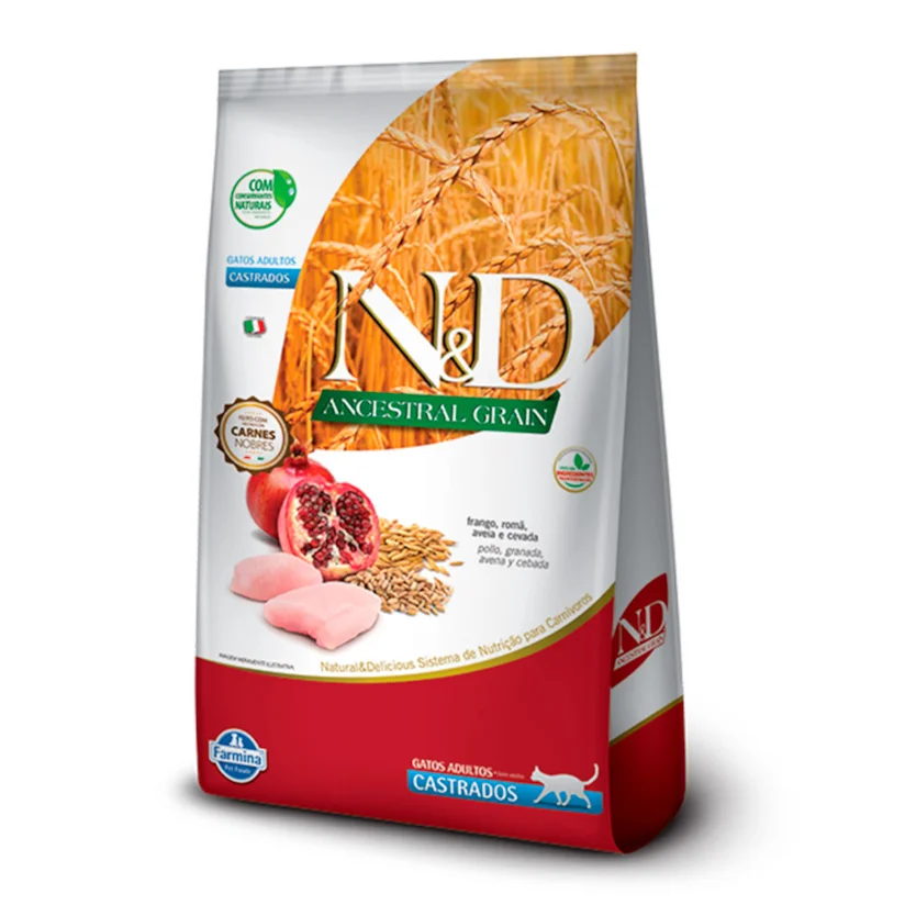 Ração N&D Ancestral Gatos Castrados Frango 400g
