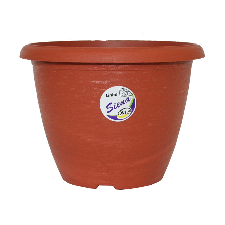 Vaso Okla Siena Terracota para Jardim