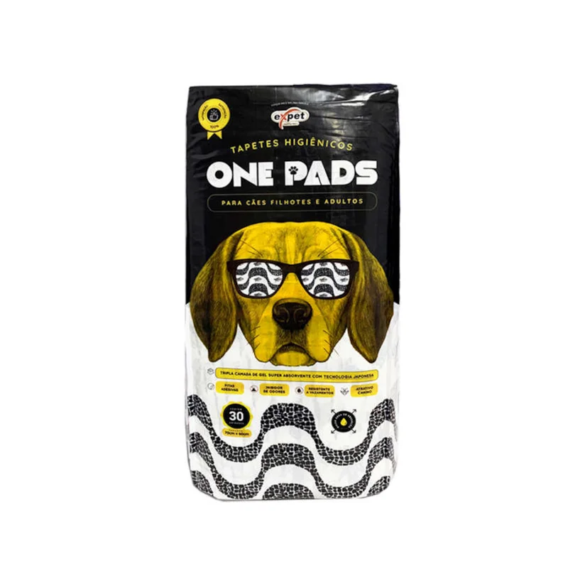 Tapete Higiênico Expet One Pads 70X60Cm 30 Unidades