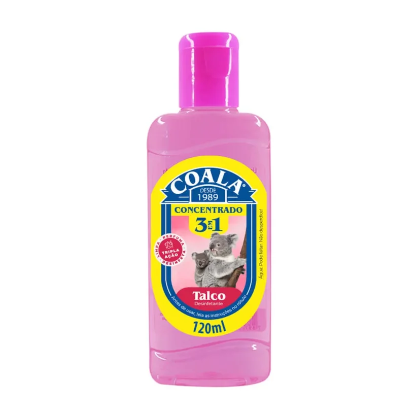 Desinfetante Concentrado 3 em 1 Talco Coala 120ml