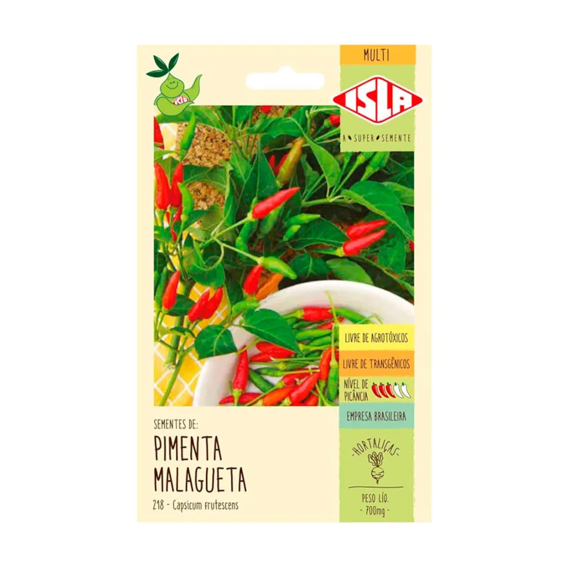 Semente de Pimenta Malagueta Isla