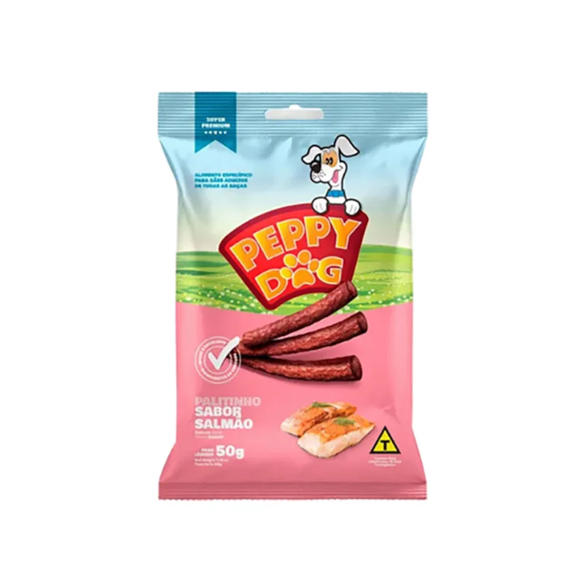 Palito Peppy Dog Salmão 50g