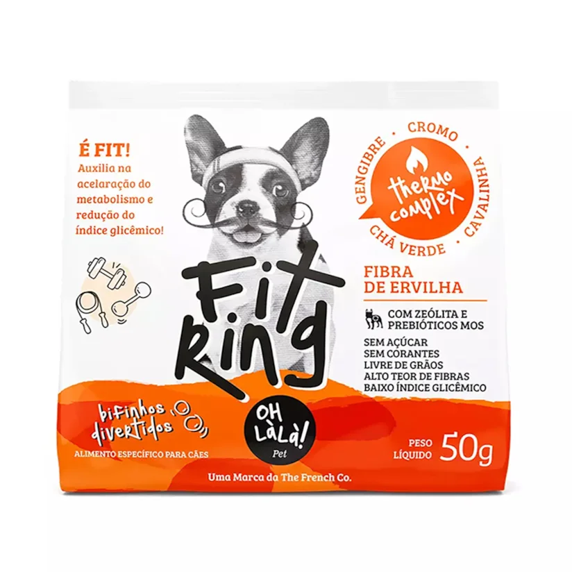 Petisco Oh LàLà Cães Bifinhos Fit Ring Thermo Complex 50g