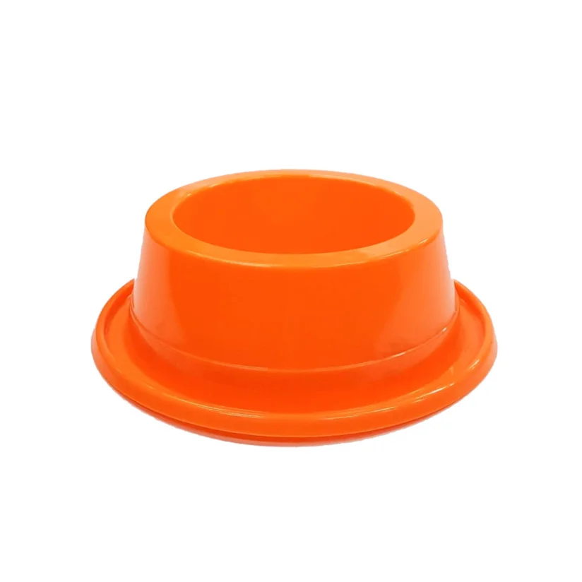 Comedouro Cães Pet Toys Médio Antiformiga Laranja Neon 1L