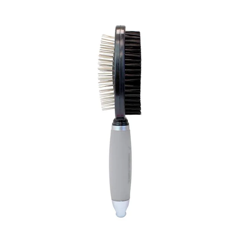 Escova Cães Germanhart Gel Cinza Dupla M