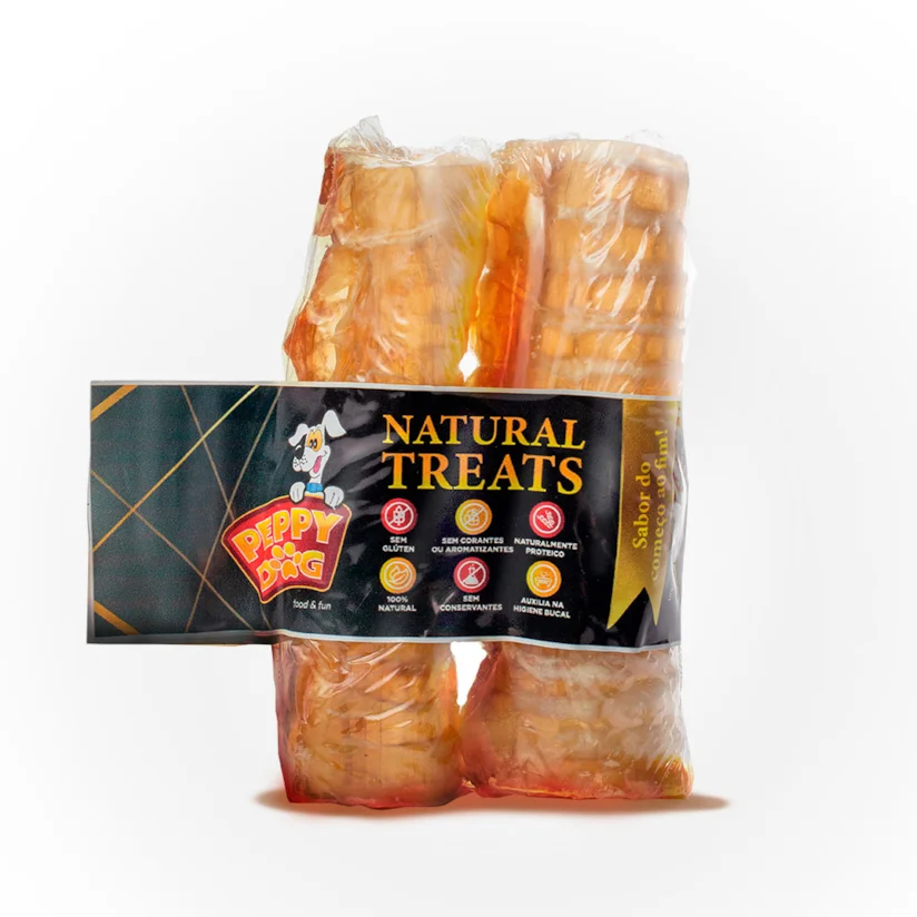 Traqueia Bovina Peppy Dog Natural 2 uni