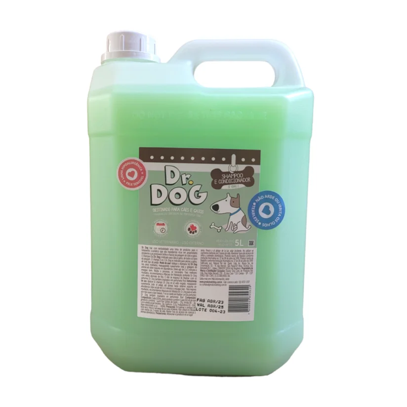 Shampoo para Cães e Gatos 5x1 Dr Dog 5L