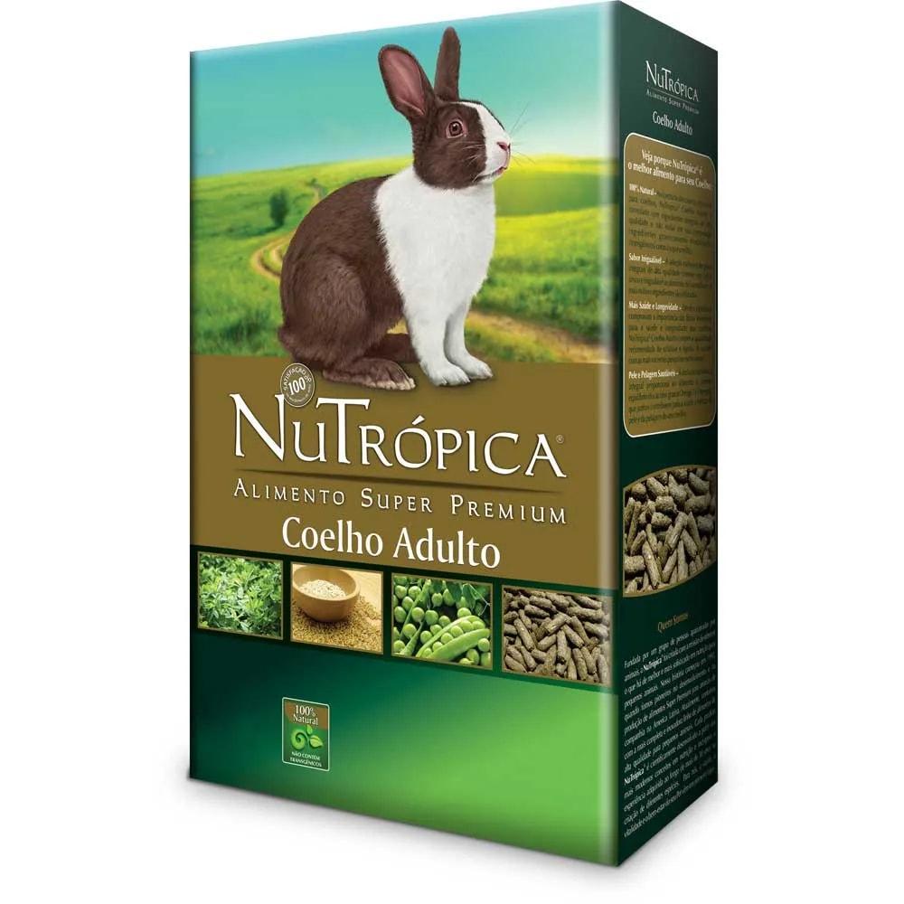 Ração Para Coelho Adulto Nutrópica 2,5kg
