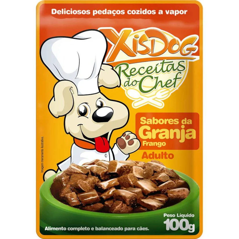 Petisco Cães Xis Dog Sabores da Granja 100g
