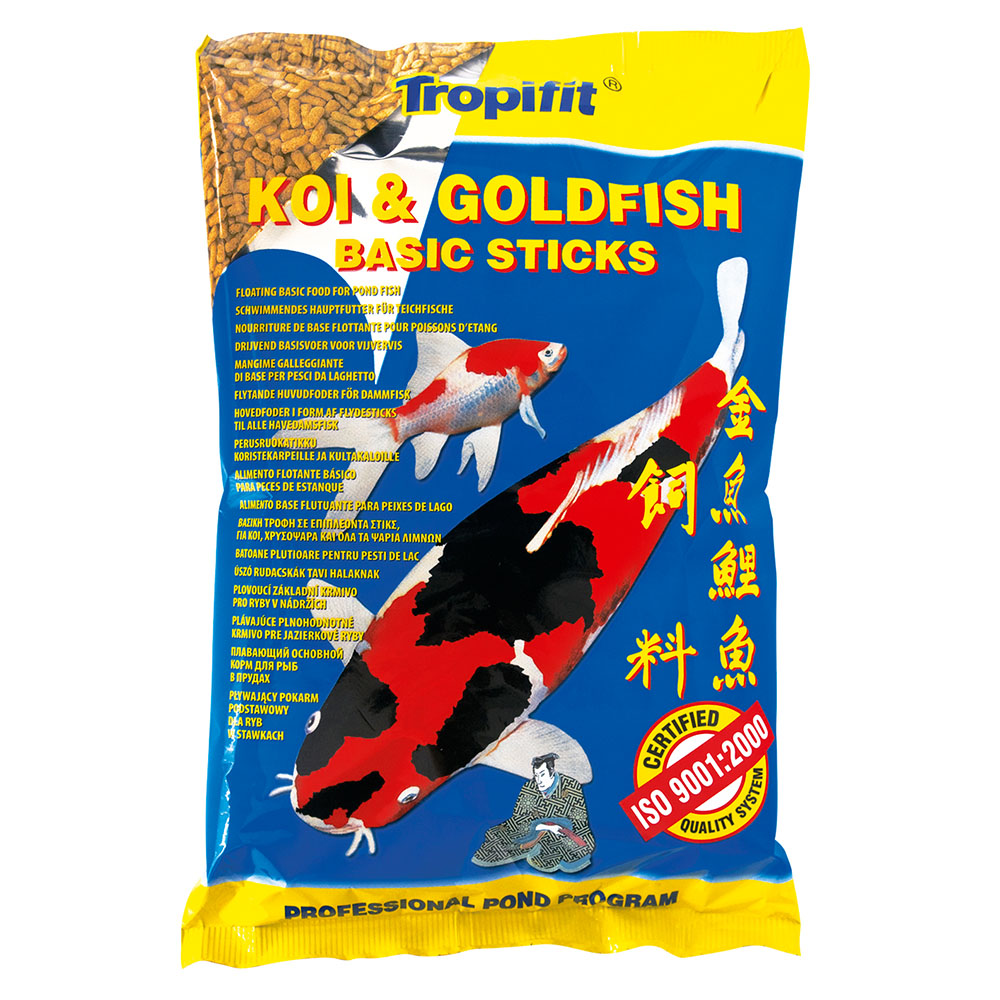 Alimento Tropical Koi & Goldfish Basic Sticks para Peixes - 90g