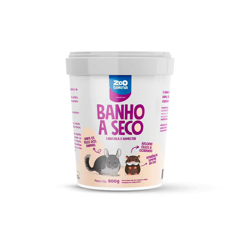 Pó Banho a Seco Zootekna Roedores 900 g