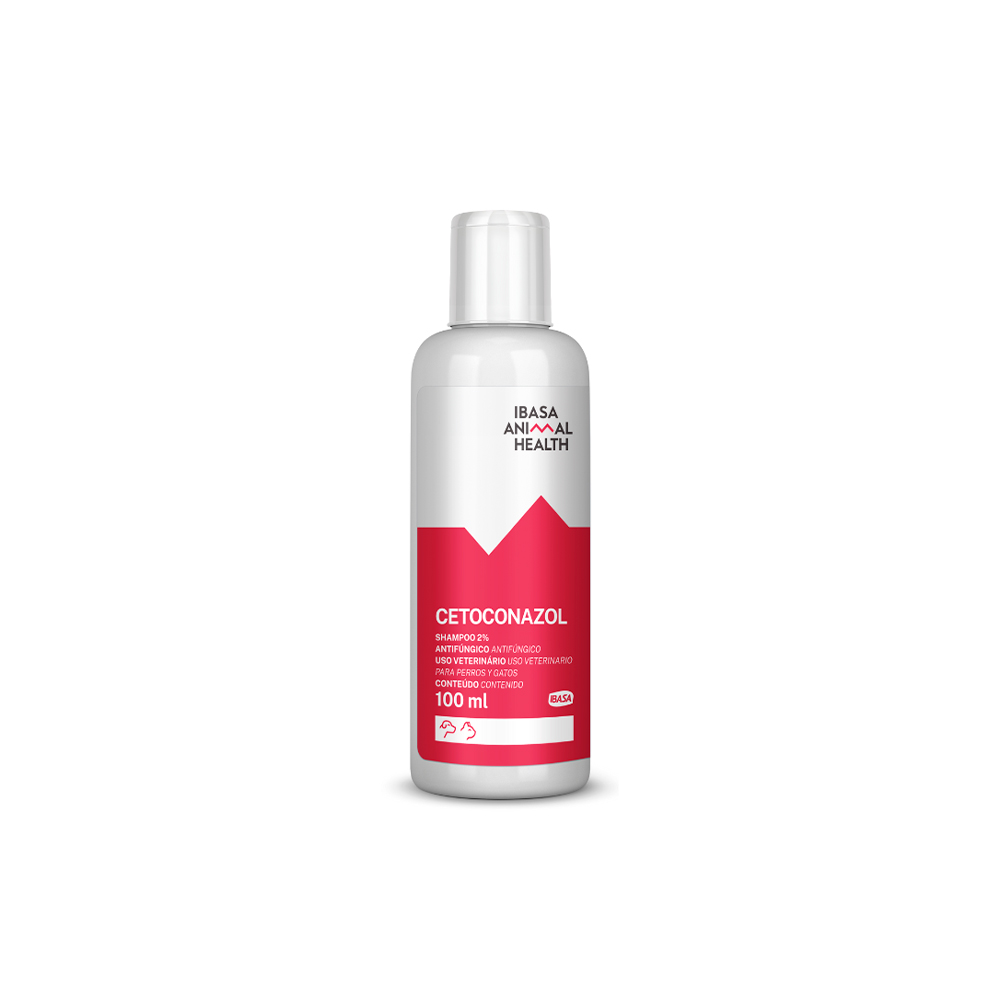 Shampoo Ibasa Animal Health Cetoconazol para Cães e Gatos