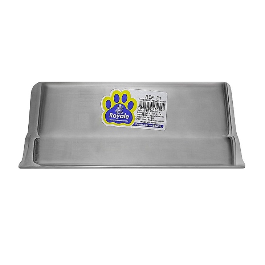 Comedouro Royale Para Cães Pesado Alumínio