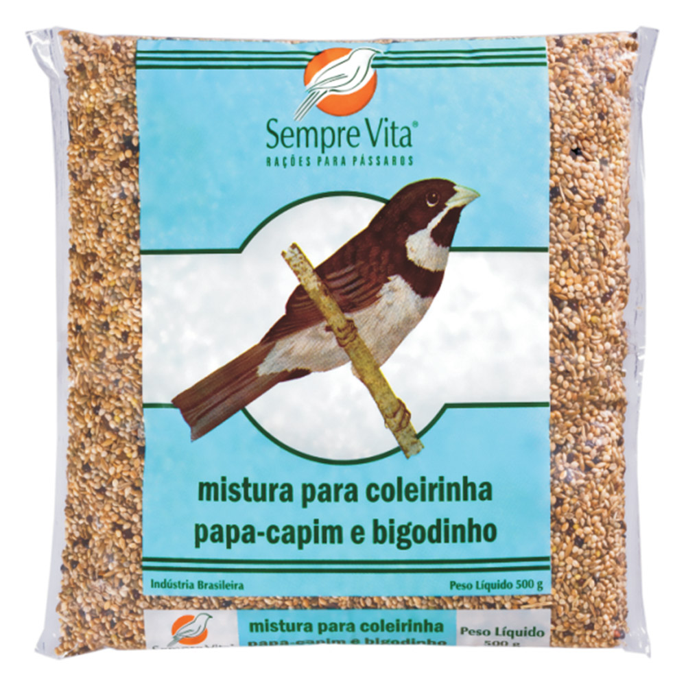 Ração Sempre Vita Mistura para Colerinha, Papa Capim e Bigodinho - 500g