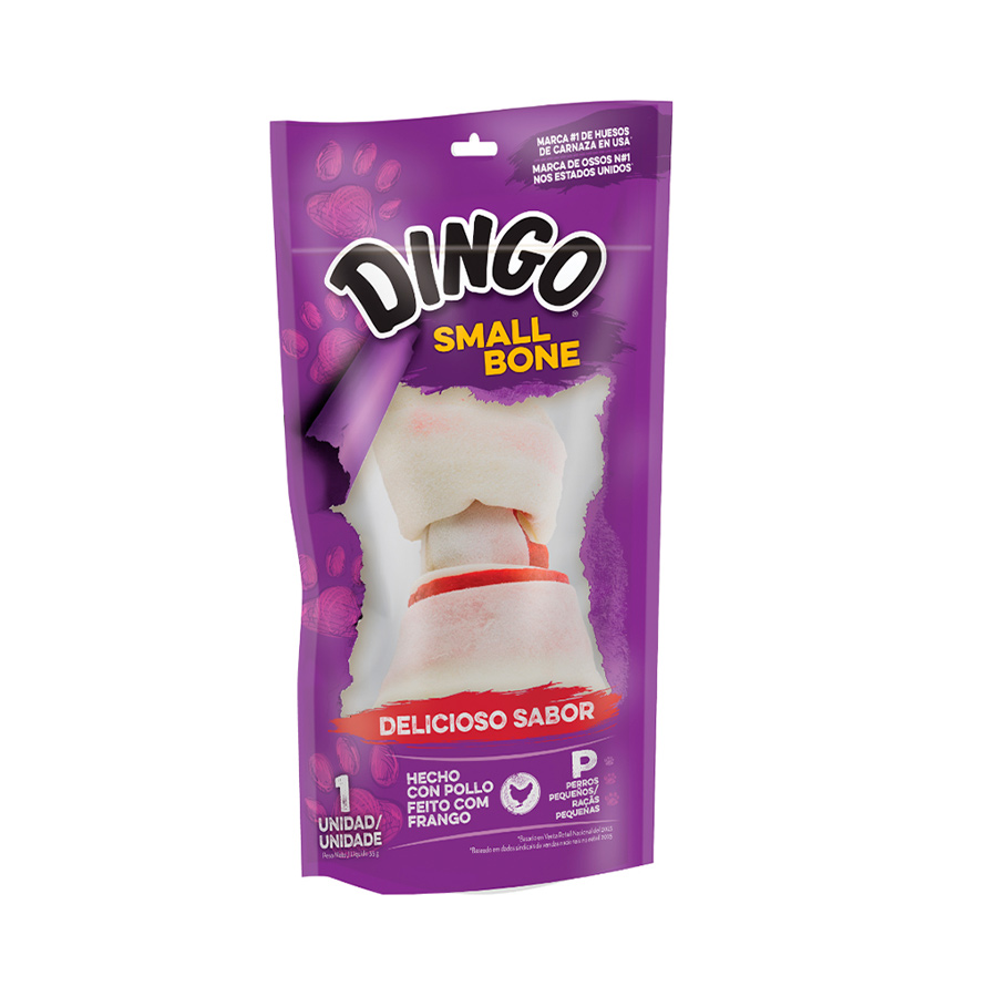 Osso Dingo para Cães Small Bone - 39g