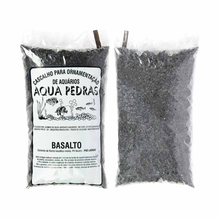 Substrato Para Aquários Aqua Pedras Basalto N1 25kg