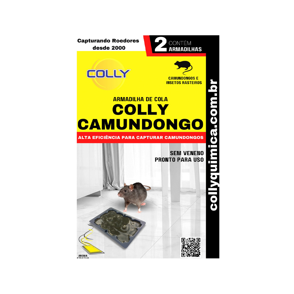 Armadilha Colly Cola para Camundongos - 2 Unidades