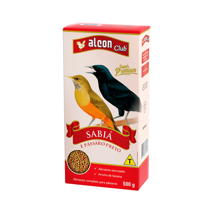 Ração Alcon Sabiás Pássaro Preto - 500g