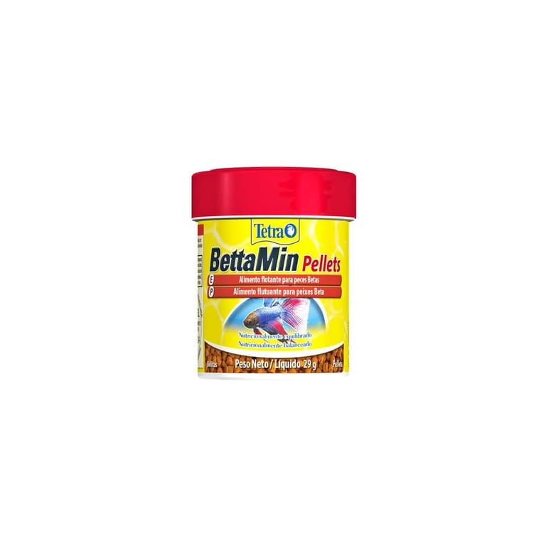 Alimento para Peixe Tetra Peixe BettaMin Pellets - 29g