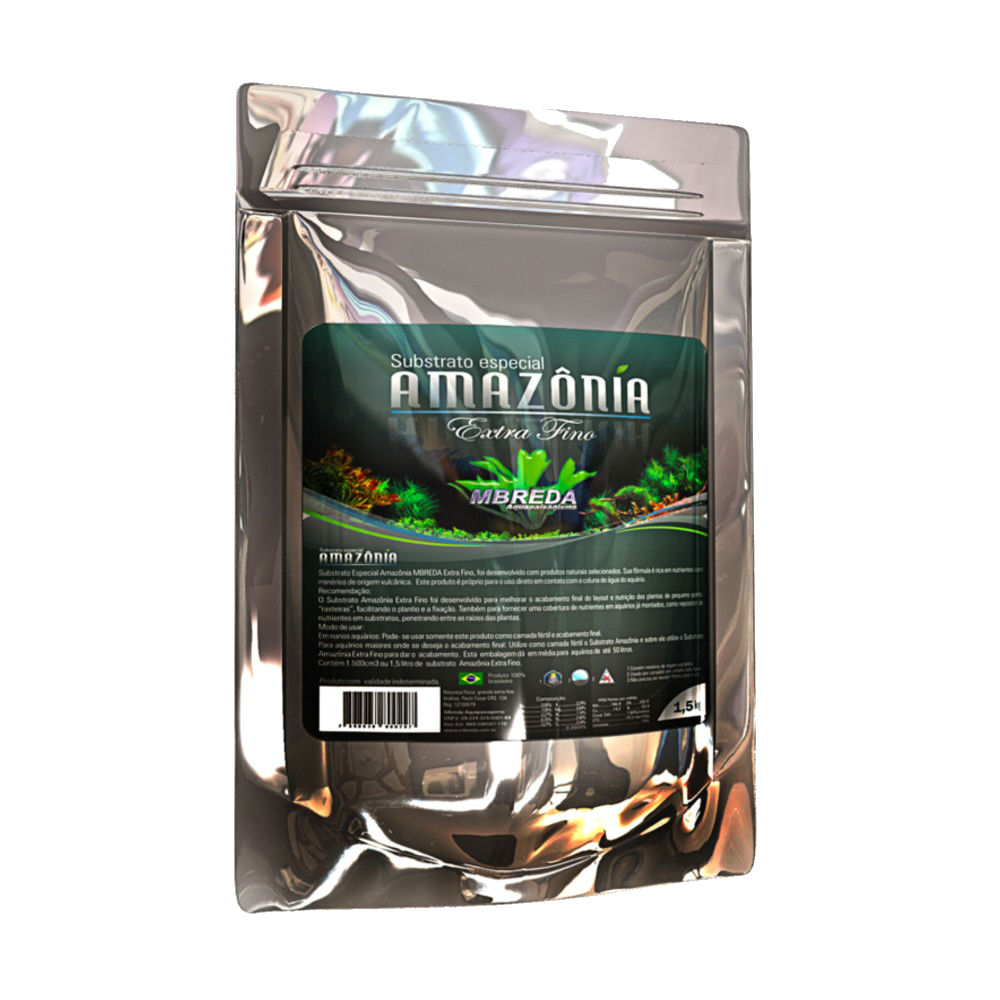 Substrato Para Aquários Mbreda Amazônia Extra Fino