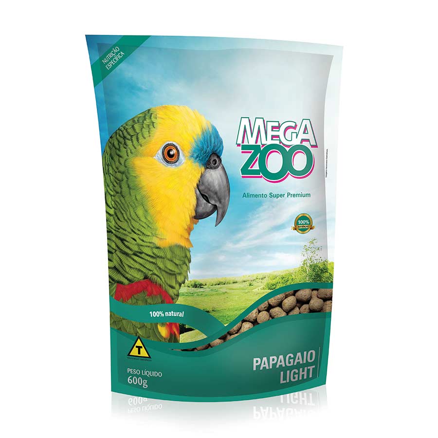Ração Megazoo Para Papagaios Light