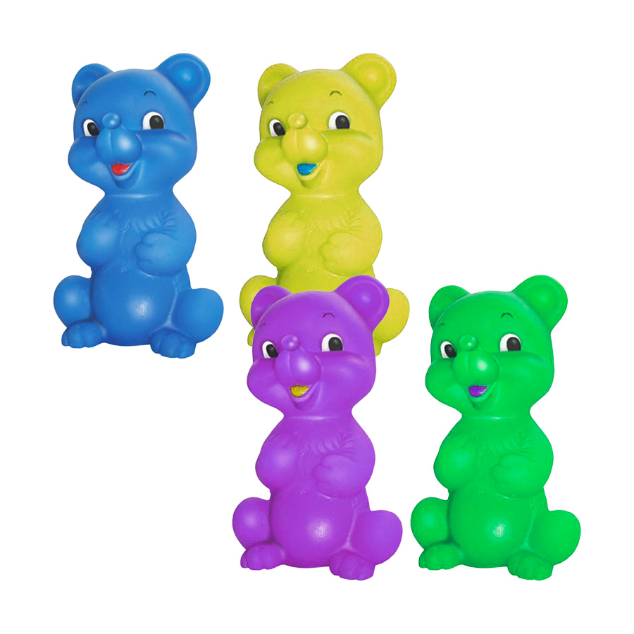 Brinquedo Líder Pet Urso para Cães - Cores Sortidas