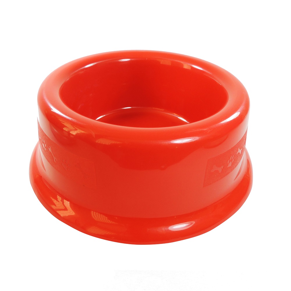 Comedouro Furacão Pet Plástico Vermelho - 350ml